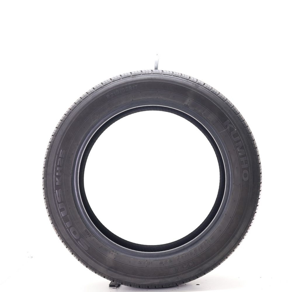 Set of (2) Used 215/55R17 Kumho Solus KH25 93V - 7.5/32 - Image 3