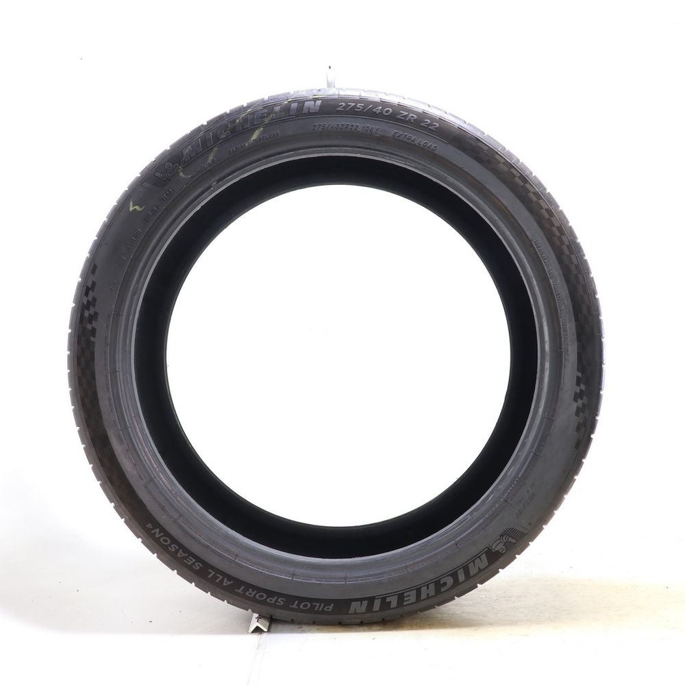 Set of (2) Used 275/40ZR22 Michelin Pilot Sport All Season 4 108Y - 6.5-7/32 - Image 3