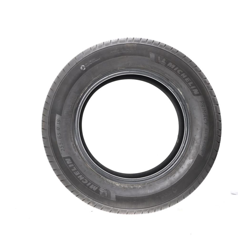 Set of (2) Driven Once 255/65R18 Michelin Primacy All Season 111H - 8.5/32 - Image 3