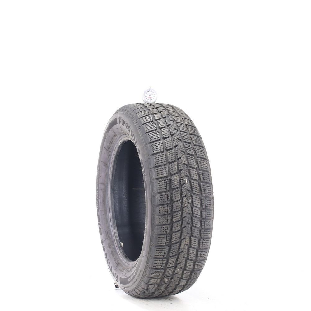 Set of (2) Used 205/60R16 Firestone WeatherGrip 92V - 5-6.5/32 - Image 4