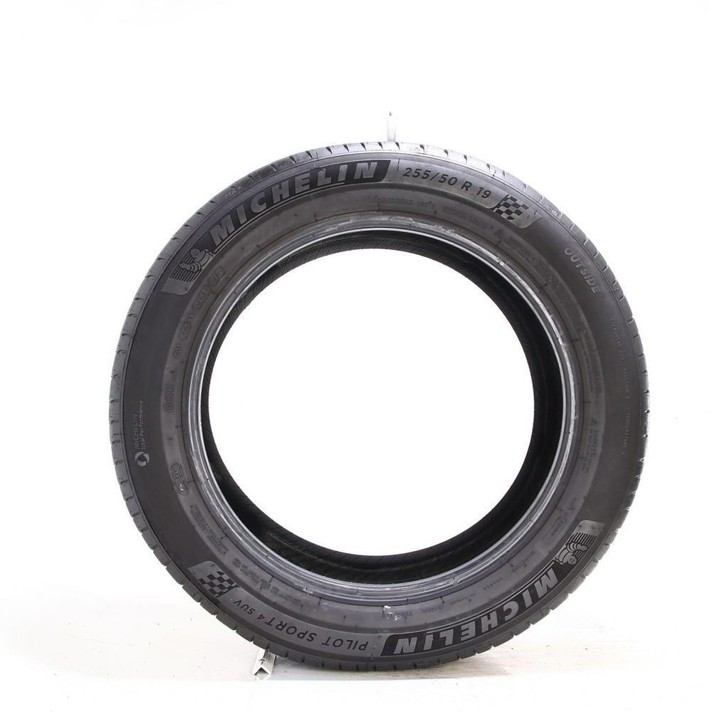 Set of (2) Used 255/50R19 Michelin Pilot Sport 4 SUV 107Y - 6.5-7/32 - Image 3