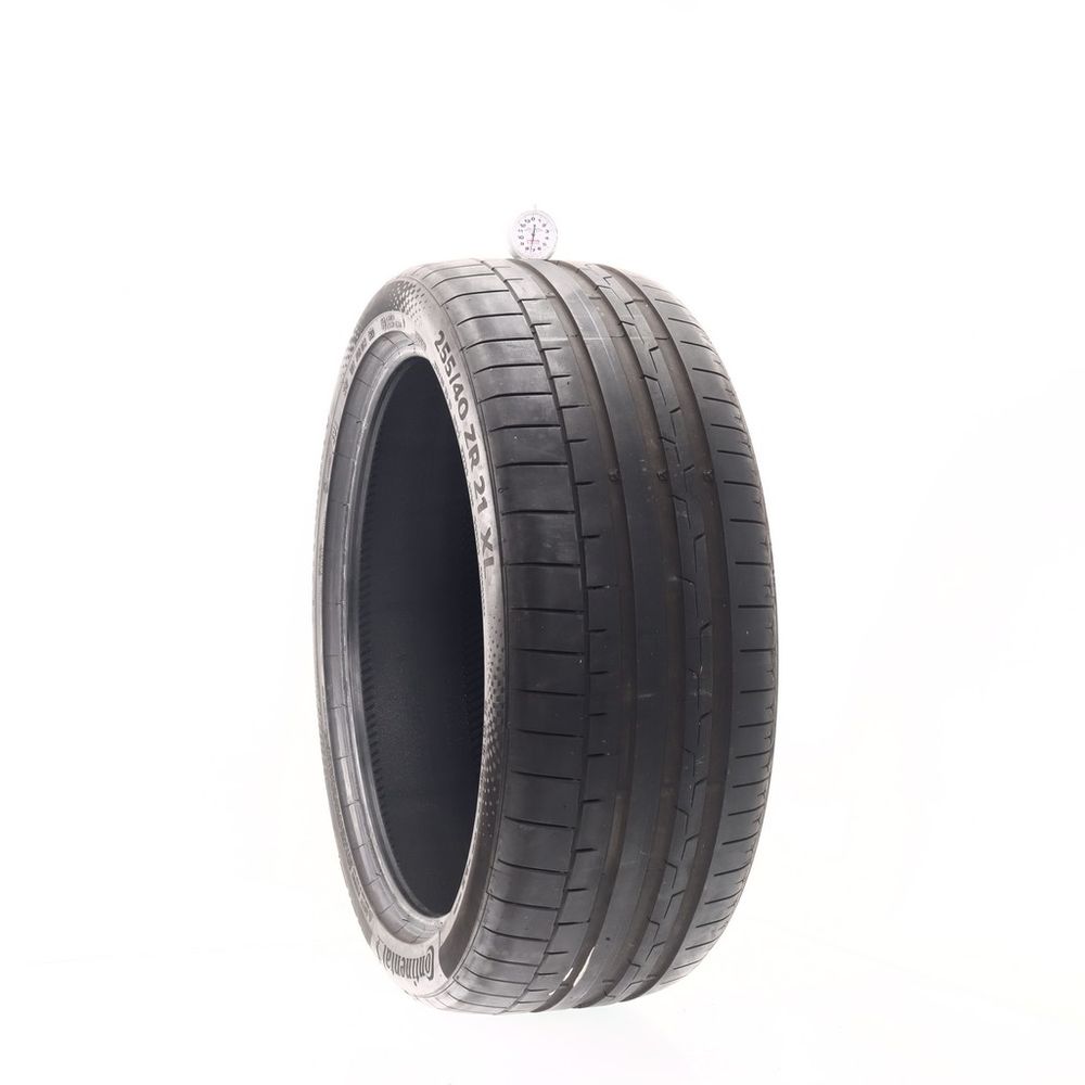 Used 255/40ZR21 Continental SportContact 6 R01 102Y - 7.5/32 - Image 1