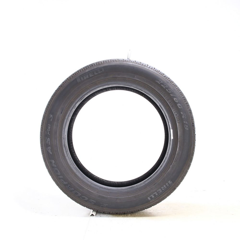 Set of (2) Used 225/60R18 Pirelli Scorpion AS Plus 3 100H - 8.5-9/32 - Image 3