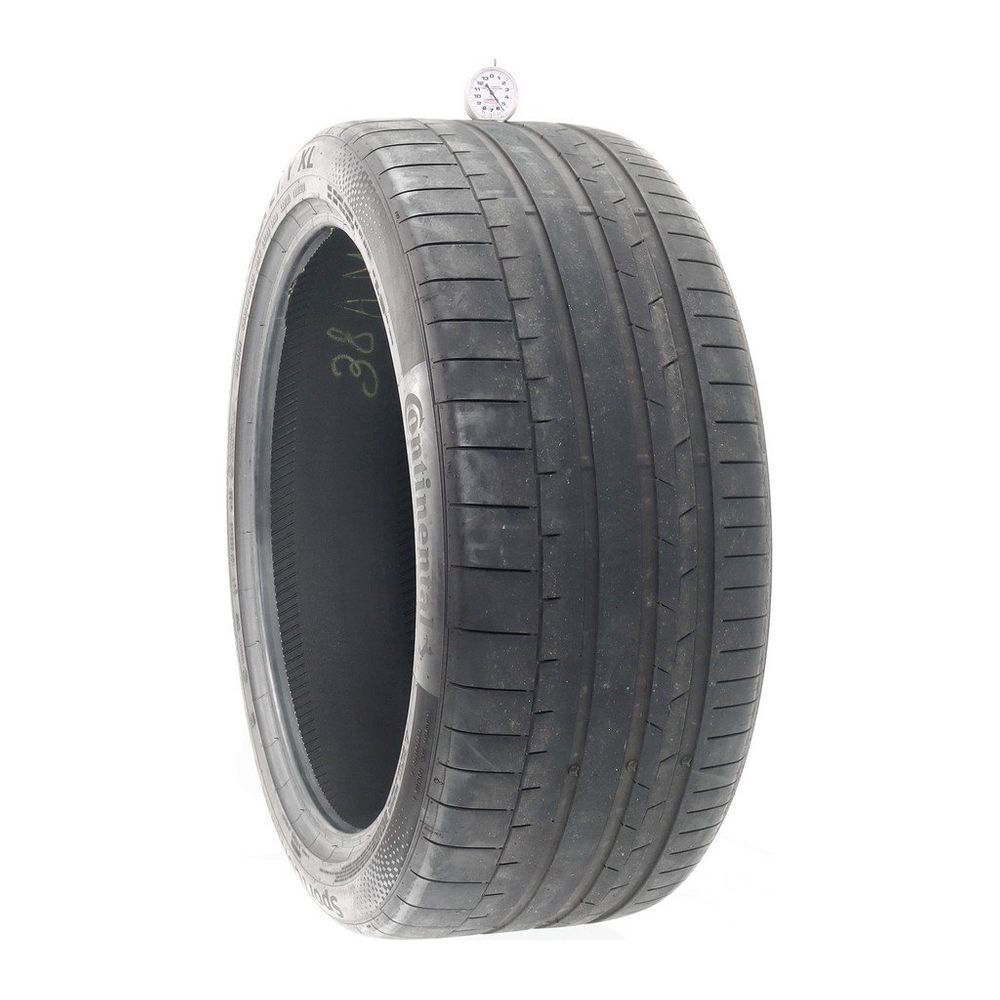 Set of (4) Used 265/40ZR21 Continental SportContact 6 105Y - 5.5-6/32 - Image 1