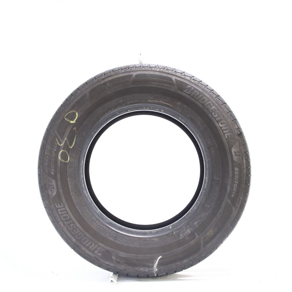 Set of (2) Used 235/70R16 Bridgestone WeatherPeak 106H - 6.5-7/32 - Image 3