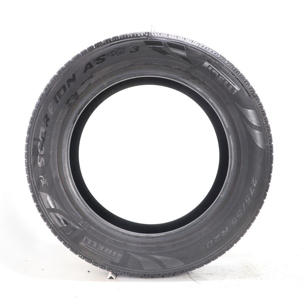 Set of (2) Used 275/55R20 Pirelli Scorpion AS Plus 3 117H - 8.5-9/32 - Image 3