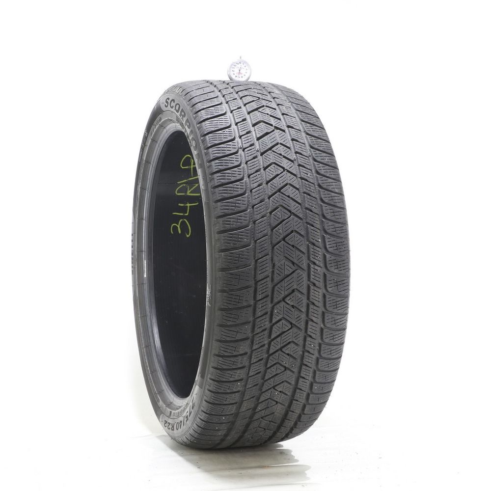 Set of (2) Used 275/40R22 Pirelli Scorpion Winter 108V - 6.5-7.5/32 - Image 4