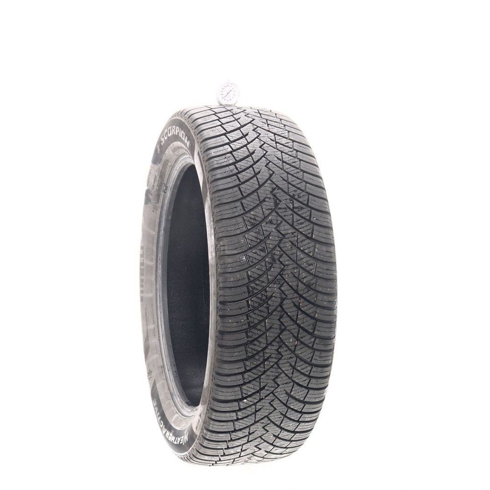 Set of (2) Used 235/55R20 Pirelli Scorpion Weather Active 102W - 8.5-9.5/32 - Image 1