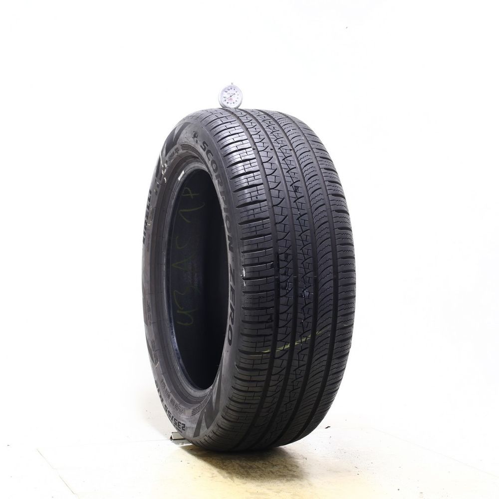 Set of (2) Used 235/55R18 Pirelli Scorpion Zero MOE Run Flat ELECT 104T - 8-9/32 - Image 4