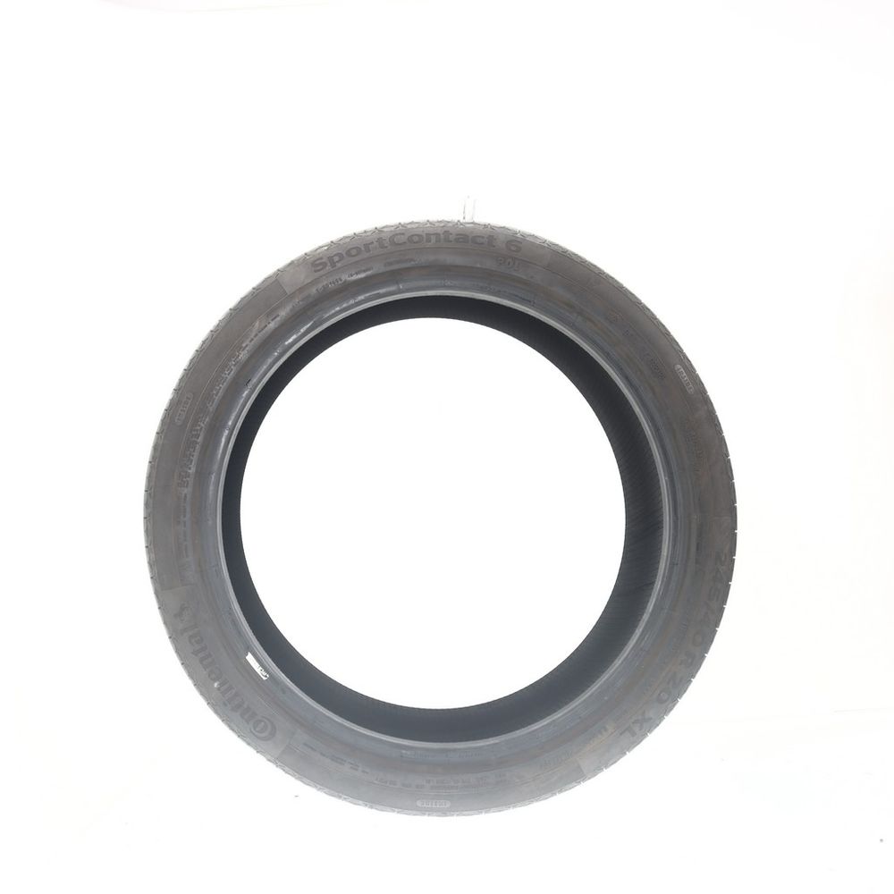 Set of (2) Used 245/40R20 Continental SportContact 6 POL ContiSilent 99V - 7.5-8.5/32 - Image 3
