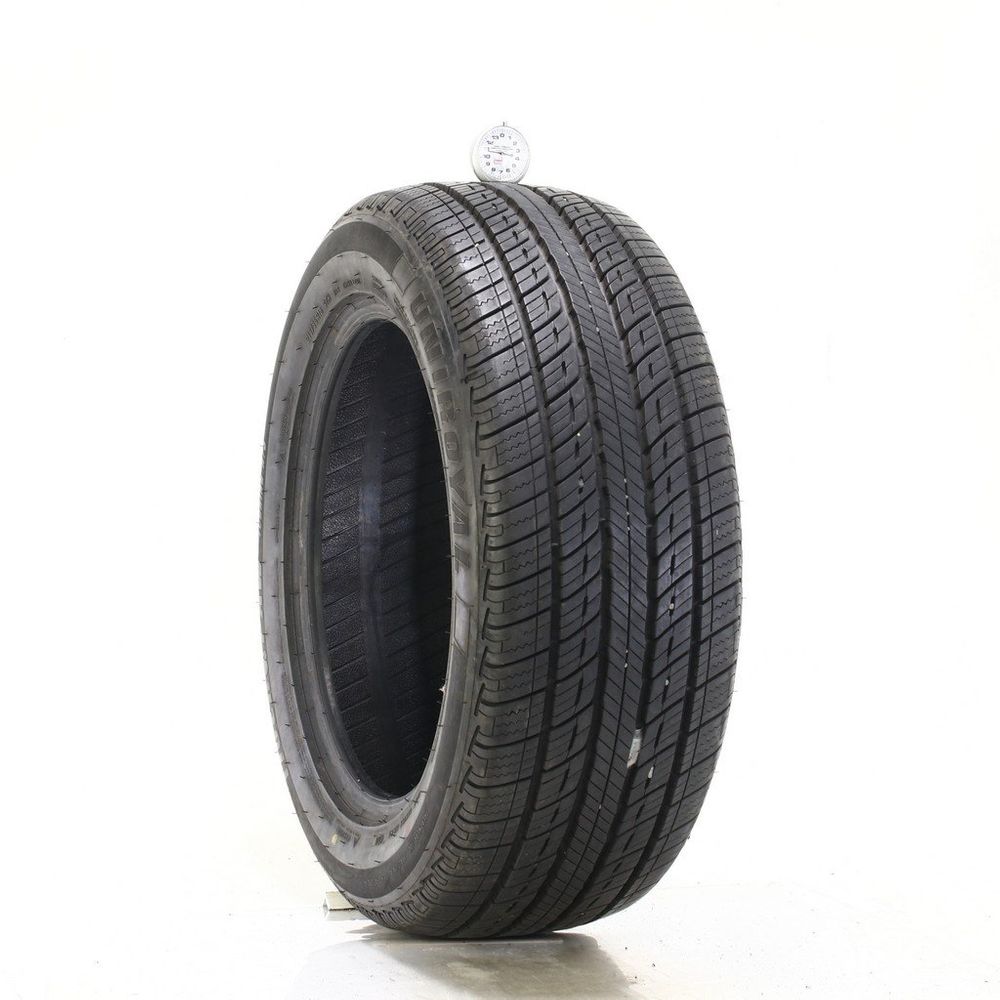 Set of (2) Used 215/55R16 Uniroyal Tiger Paw Touring A/S 97H - 10.5-11/32 - Image 1