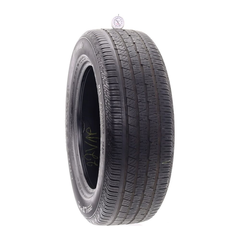 Set of (4) Used 235/60R18 Continental CrossContact LX Sport SSR MOE 103H - 5.5/32 - Image 1