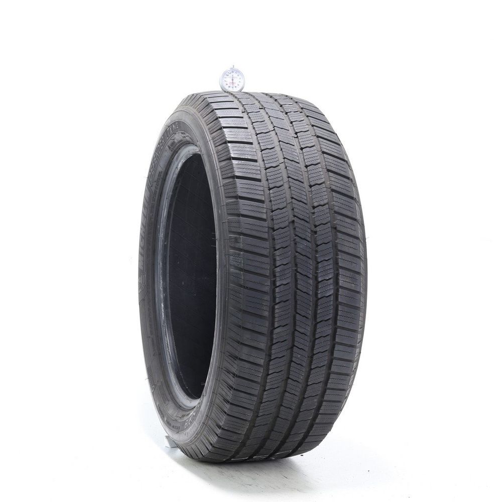 Set of (2) Used 255/50R19 Michelin Defender LTX M/S 107H - 6.5/32 - Image 1