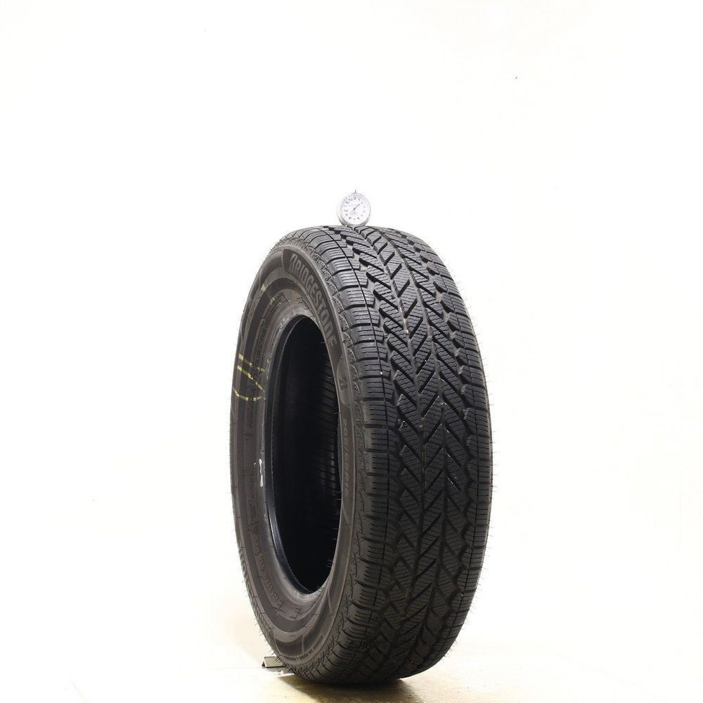 Set of (2) Used 205/65R16 Bridgestone WeatherPeak 95H - 8.5-9.5/32 - Image 1