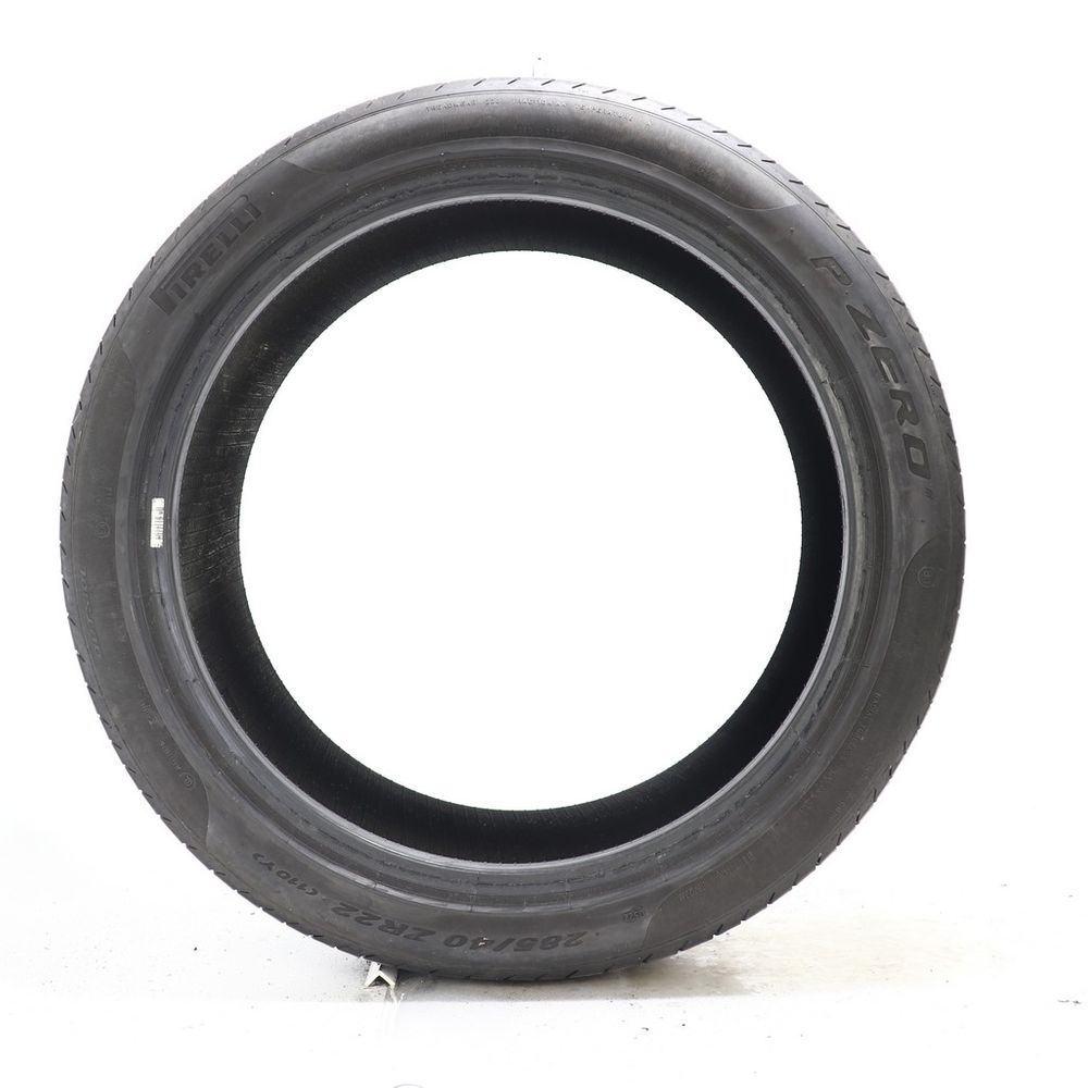 Set of (4) Used 285/40ZR22 Pirelli P Zero B1 110Y - 6.5-8/32 - Image 12