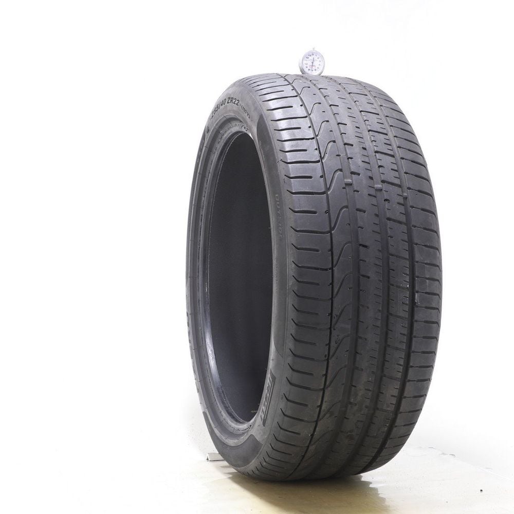 Set of (4) Used 285/40ZR22 Pirelli P Zero B1 110Y - 6.5-8/32 - Image 4