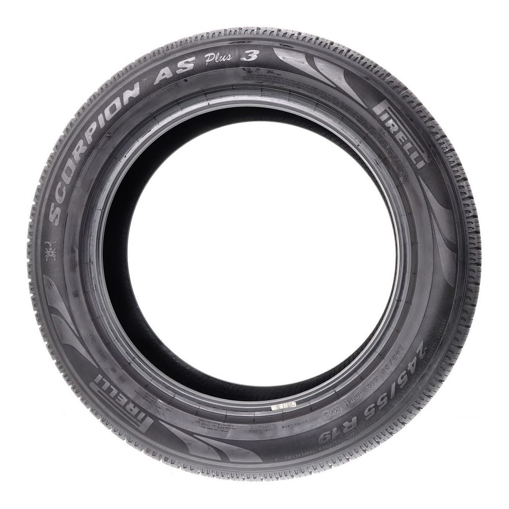 Set of (2) Used 245/55R19 Pirelli Scorpion AS Plus 3 107H - 8.5-10/32 - Image 6
