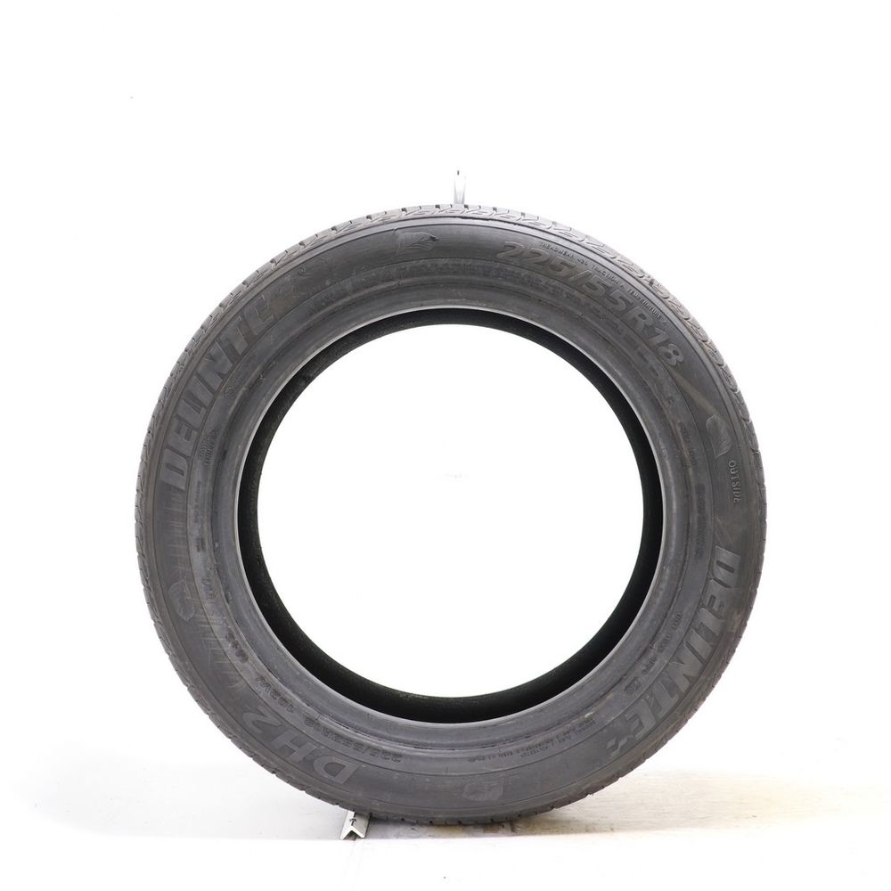 Set of (2) Used 225/55ZR18 Delinte DH2 Eco 102W - 6.5-7/32 - Image 3