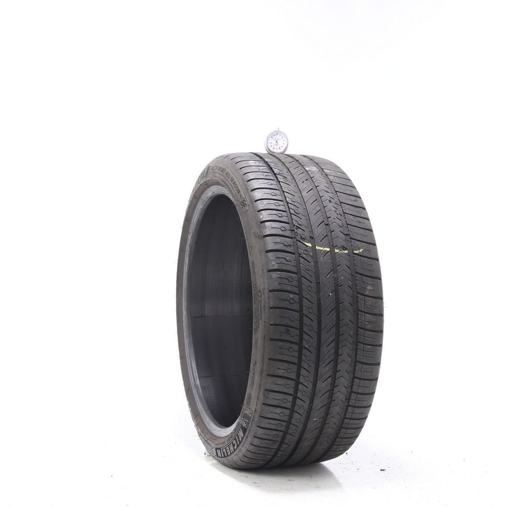 Set of (2) Used 235/40ZR19 Michelin Pilot Sport All Season 4 96Y - 5.5-7/32 - Image 1