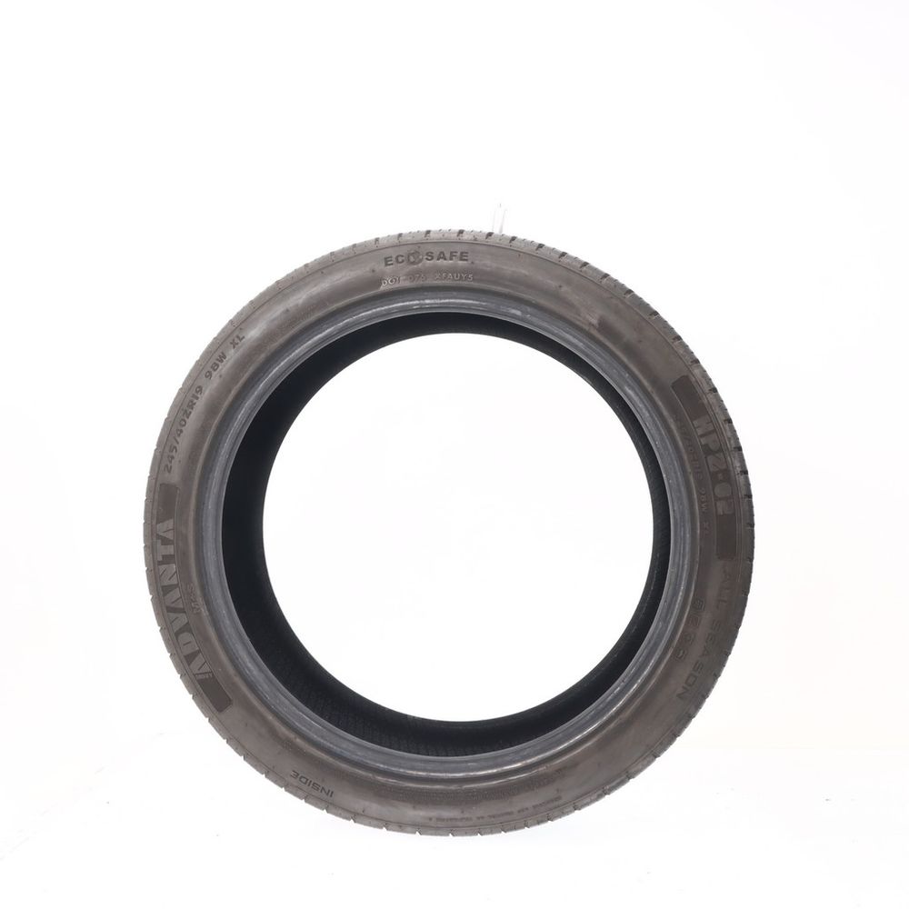 Set of (2) Used 245/40ZR19 Advanta HP Z-02 98W - 6.5-7.5/32 - Image 6