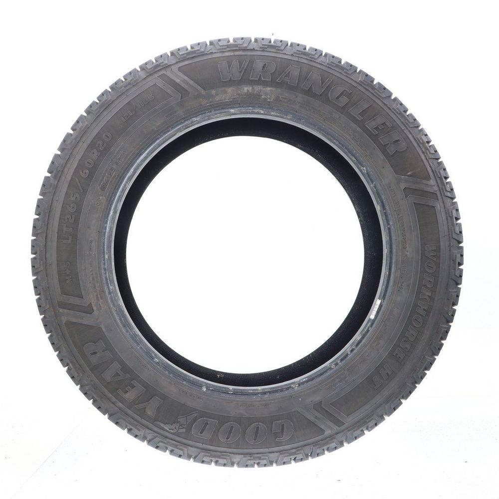 Set of (2) Used LT 265/60R20 Goodyear Wrangler Workhorse HT 121/118S E - 5.5-6.5/32 - Image 3