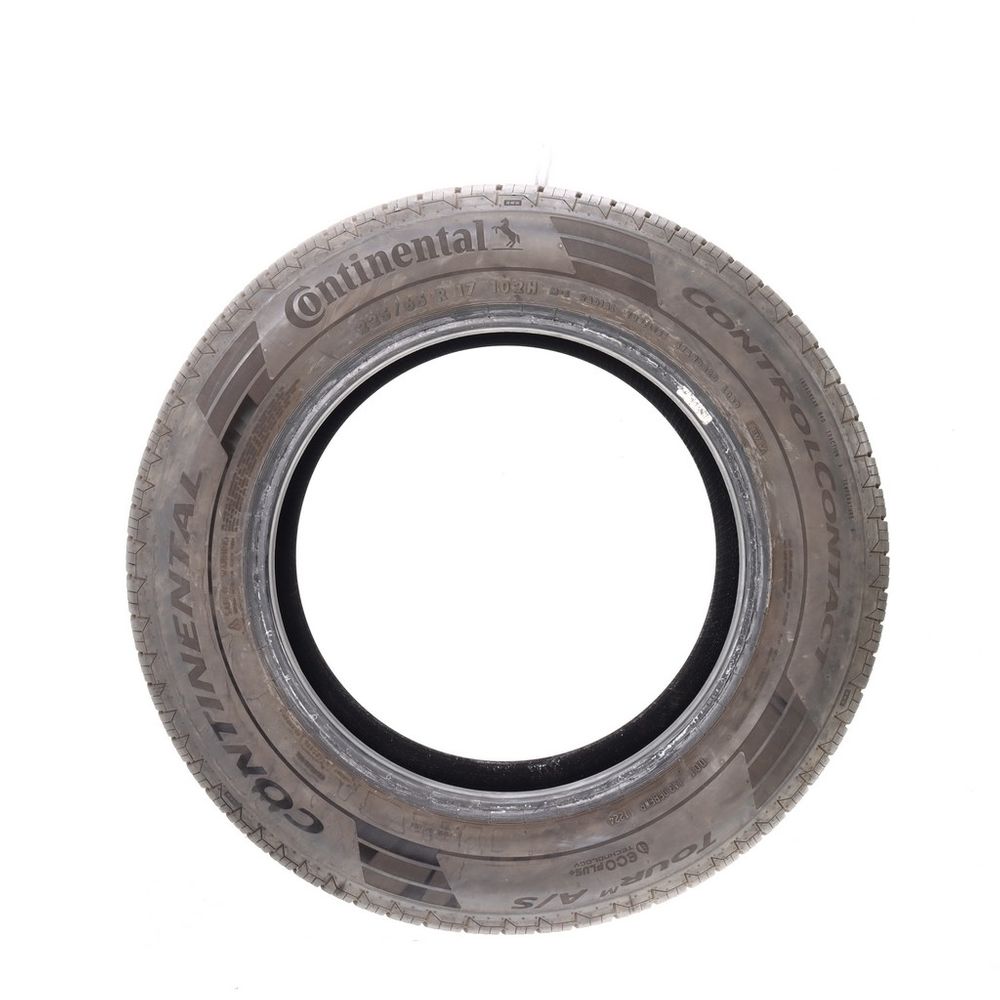 Set of (2) Used 225/65R17 Continental ControlContact Tour M A/S EV 102H - 9/32 - Image 3