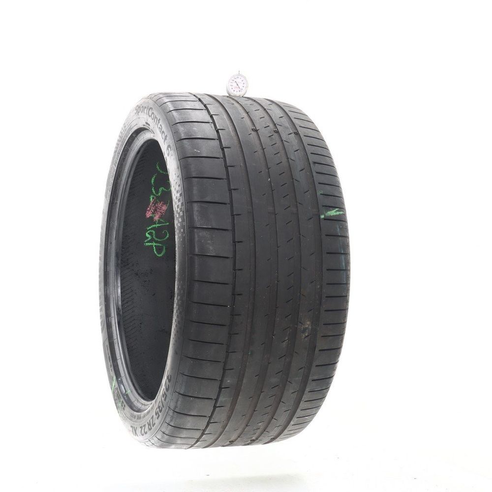Used 325/35ZR22 Continental SportContact 6 MO1 114Y - 5.5/32 - Image 1
