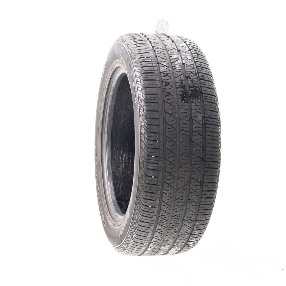 Set of (2) Used 255/55R19 Continental CrossContact LX Sport J LR ContiSeal 111W - 7/32 - Image 1