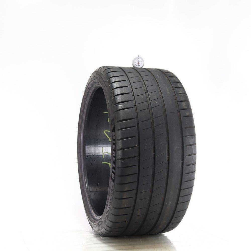 Set of (2) Used 305/30ZR21 Michelin Pilot Sport 4 S NAO 104Y - 6.5-8/32 - Image 1