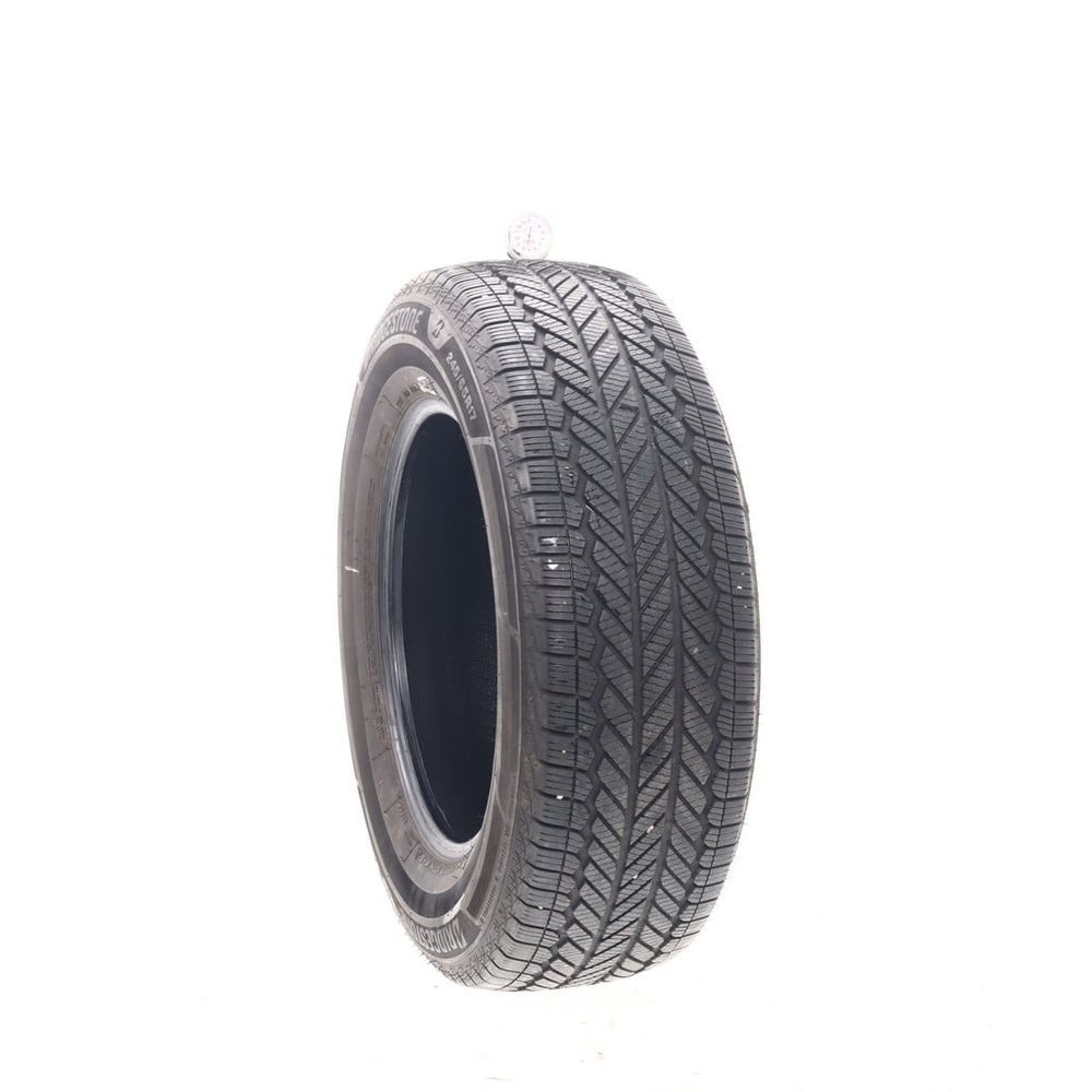 Set of (2) Used 245/65R17 Bridgestone WeatherPeak 107H - 7-7.5/32 - Image 1