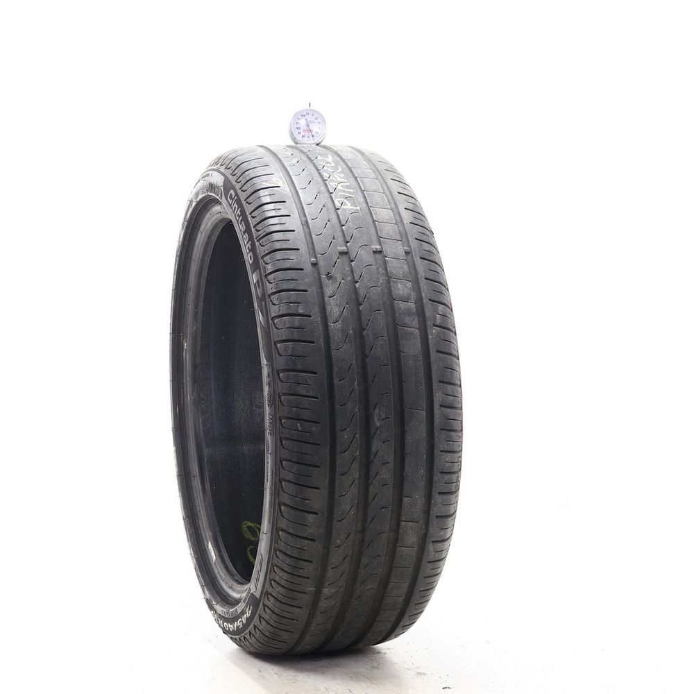 Set of (2) Used 245/40R19 Pirelli Cinturato P7 MOE Run Flat 98Y - 6-6.5/32 - Image 1