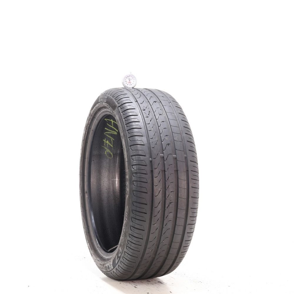 Set of (2) Used 245/40R19 Pirelli Cinturato P7 MOE Run Flat 98Y - 6-6.5/32 - Image 4