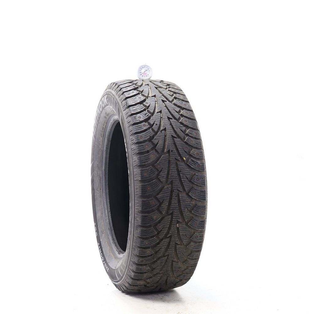Used 225/60R17 Hankook Winter i*Pike (W409) Studded 99T - 9/32 - Image 1