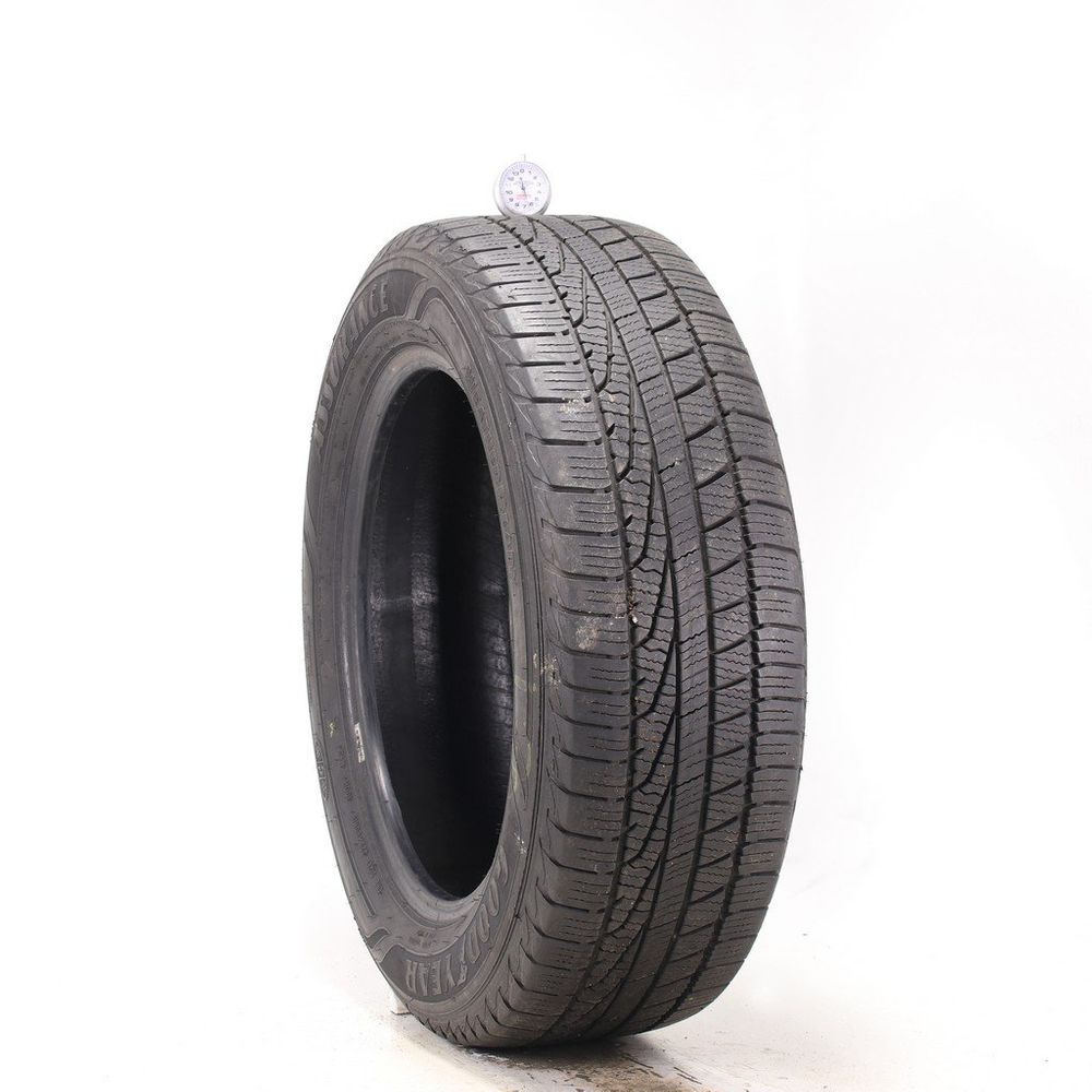 Set of (2) Used 225/60R18 Goodyear Assurance WeatherReady 100H - 6.5/32 - Image 1