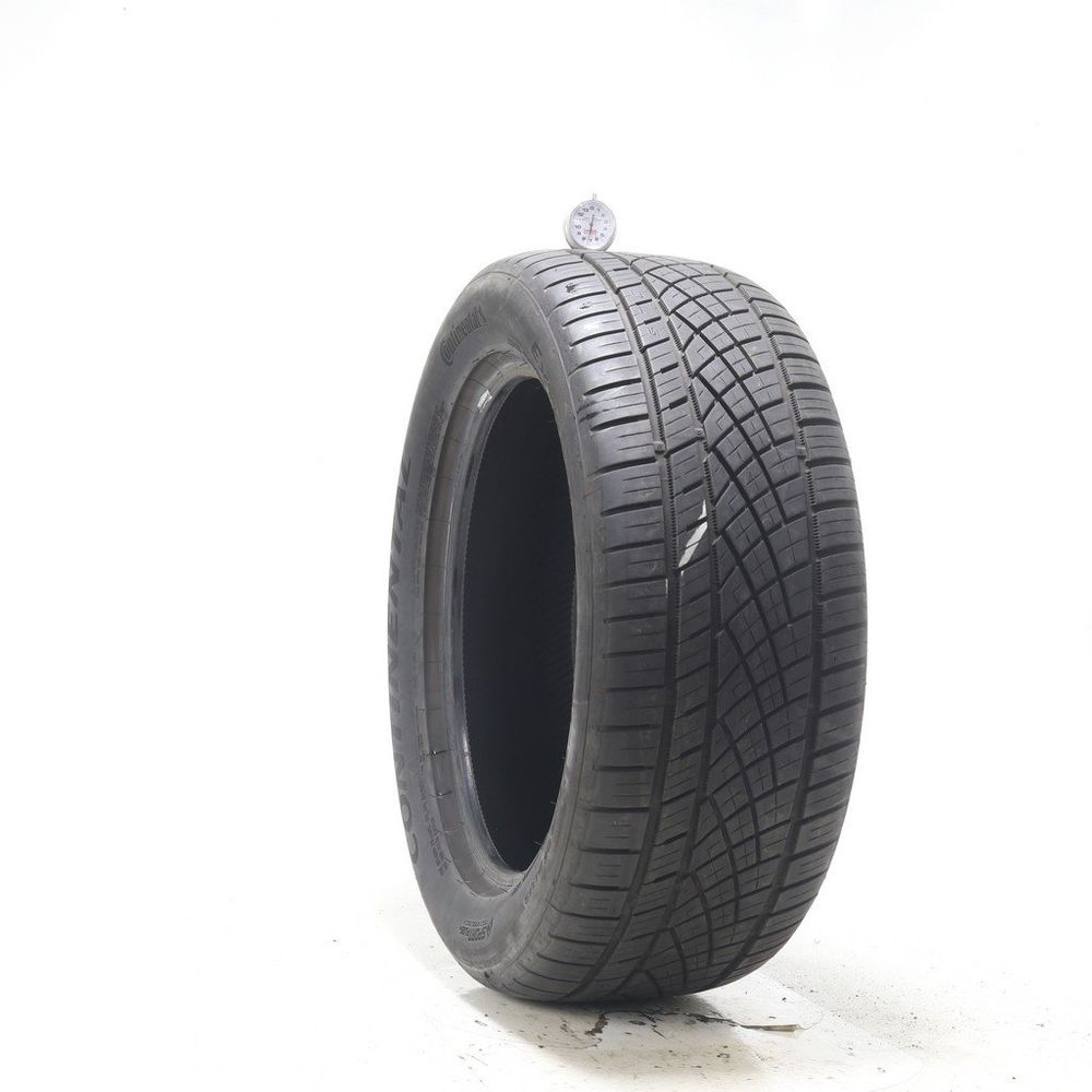 Set of (2) Used 255/50ZR19 Continental ExtremeContact DWS06 Plus 107W - 7-8/32 - Image 1