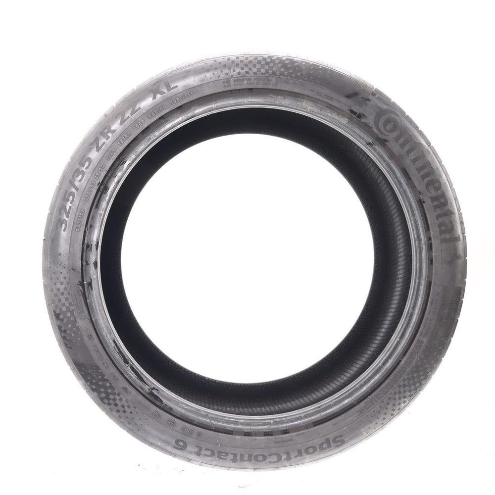 Set of (2) Used 325/35ZR22 Continental SportContact 6 MO1 114Y - 7/32 - Image 3