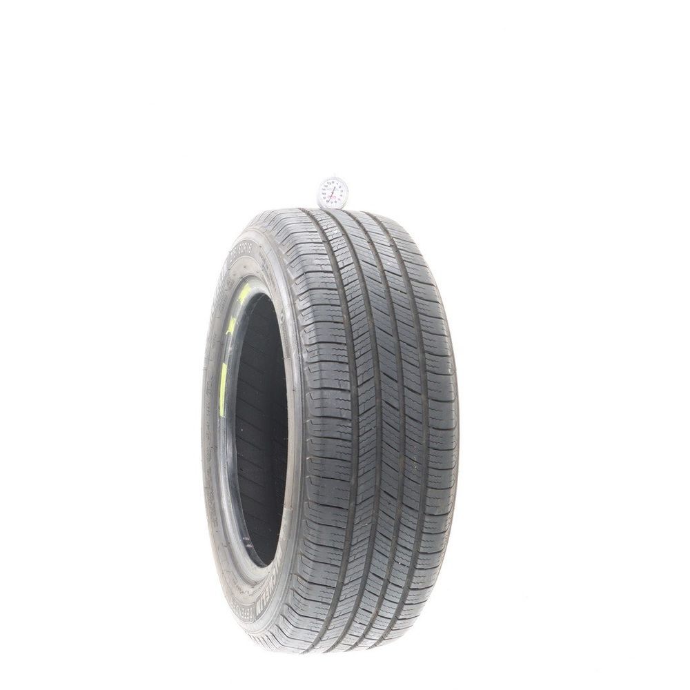 Set of (2) Used 215/60R16 Michelin Defender T+H 95H - 7.5-8/32 - Image 1