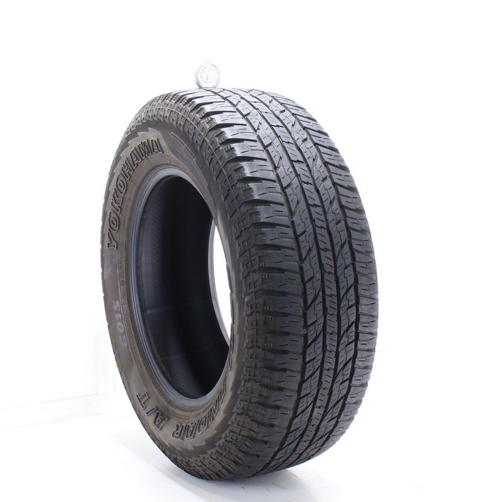Set of (4) Used 265/65R17 Yokohama Geolandar A/T G015 110T - 7.5-8.5/32 - Image 1