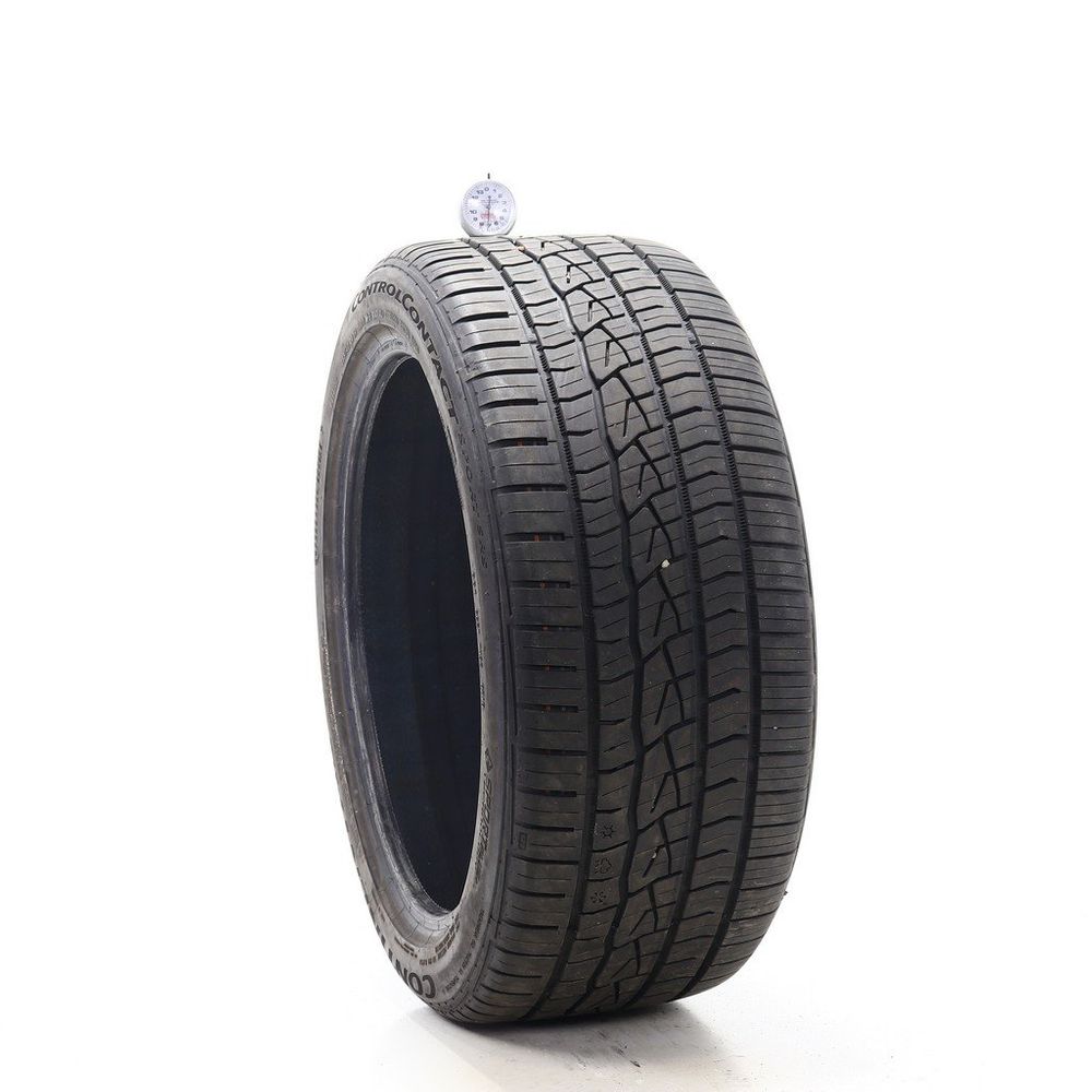 Set of (2) Used 255/40ZR19 Continental ControlContact Sport SRS 100Y - 7-8.5/32 - Image 1