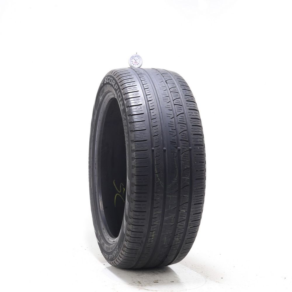Set of (2) Used 255/45R20 Pirelli Scorpion Verde Run Flat AOE 101H - 5-5.5/32 - Image 1