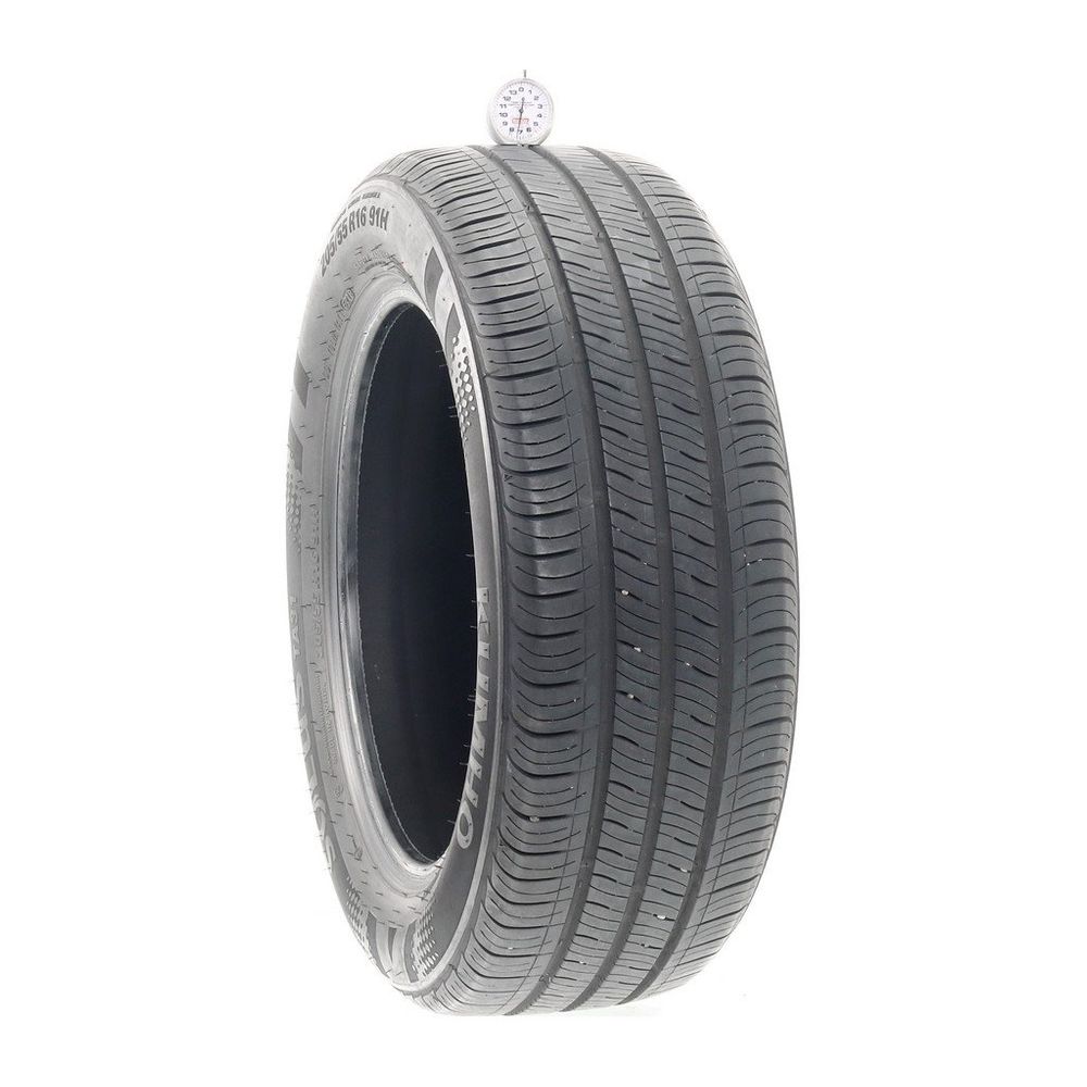 Set of (4) Used 205/55R16 Kumho Solus TA31 91H - 7-7.5/32 - Image 1