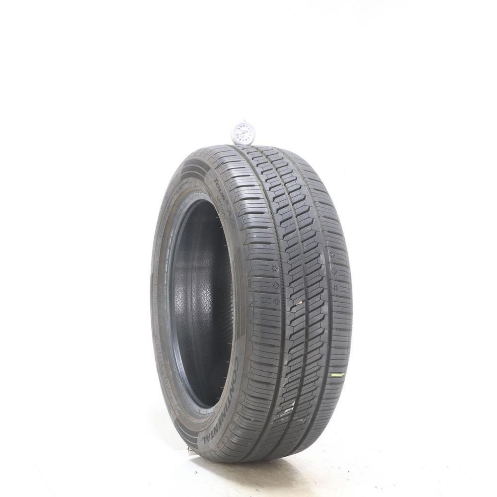 Set of (2) Used 215/55R17 Continental ControlContact Tour M A/S EV 94V - 9.5/32 - Image 1