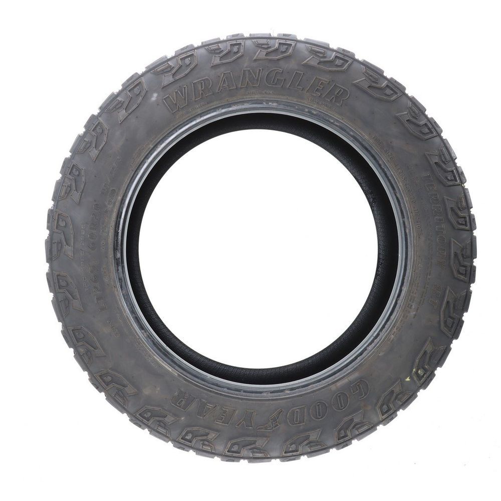 Set of (4) Used LT 265/60R20 Goodyear Wrangler Territory MT 110/107S E - 8.5-9.5/32 - Image 6