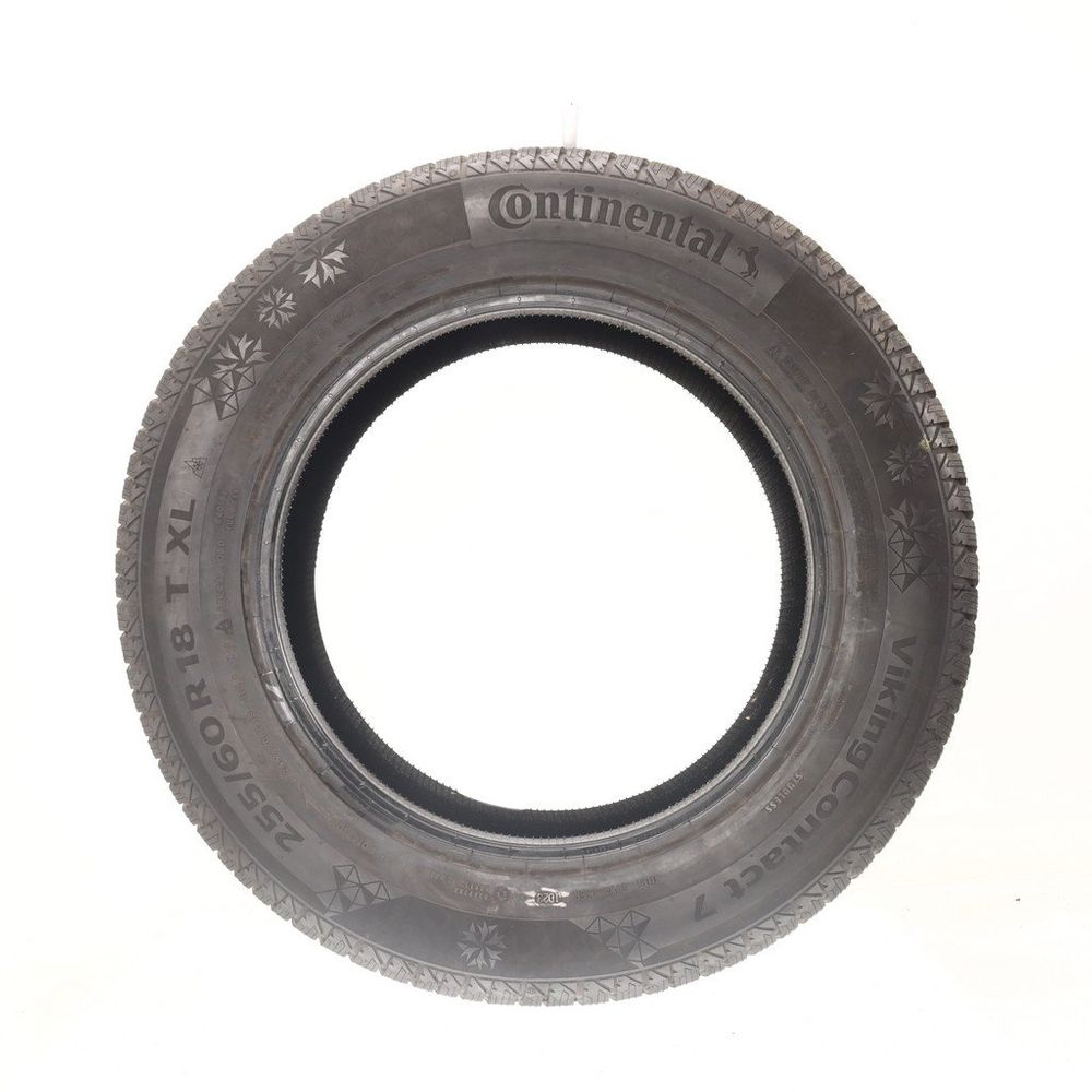 Set of (2) Used 255/60R18 Continental VikingContact 7 112T - 8/32 - Image 3
