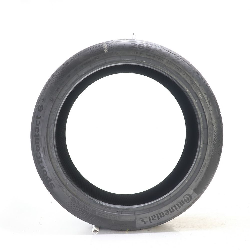 Set of (4) Used 265/40ZR21 Continental SportContact 6 105Y - 4.5-5/32 - Image 6