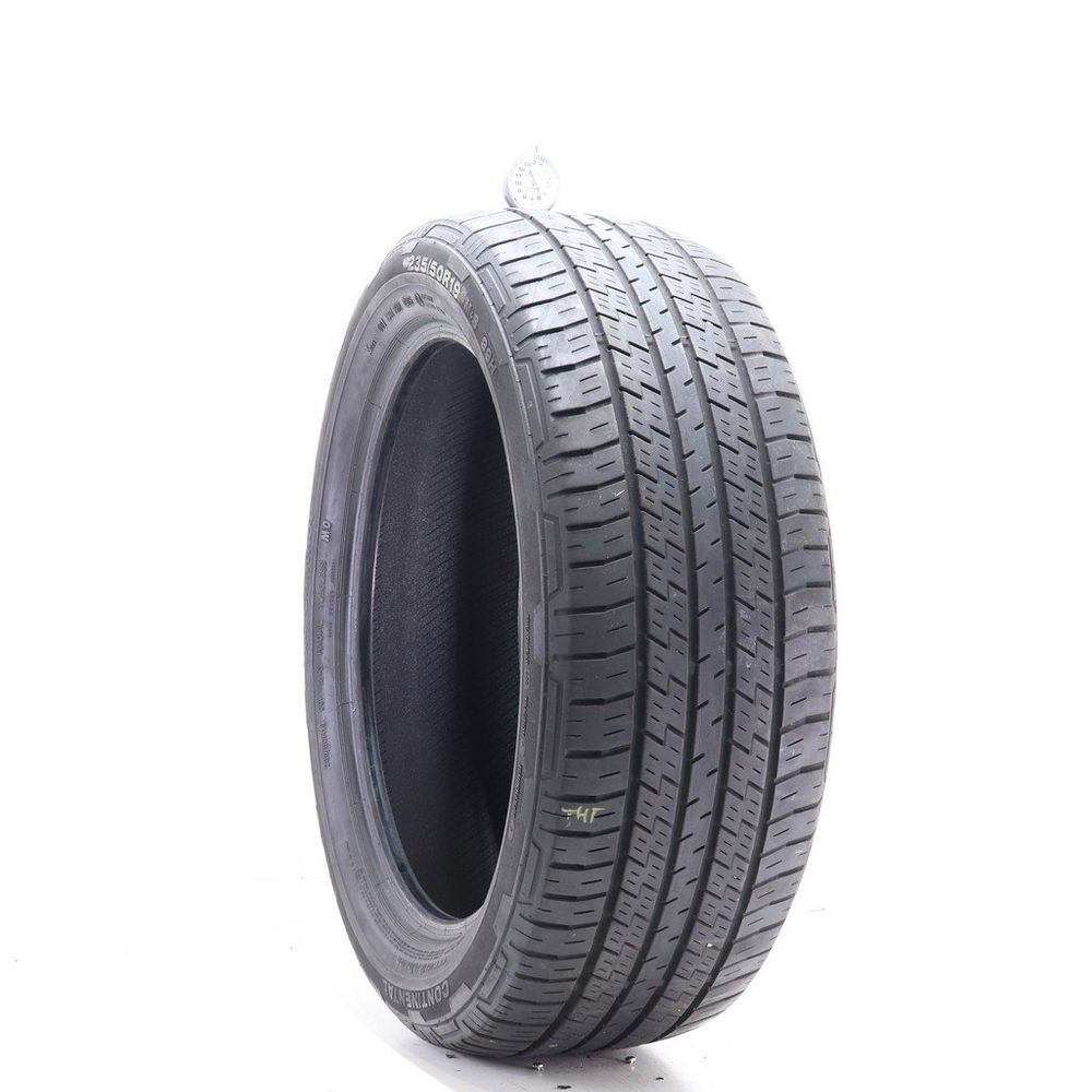 Set of (2) Used 235/50R19 Continental 4x4 Contact MO 99H - 5.5-7/32 - Image 1