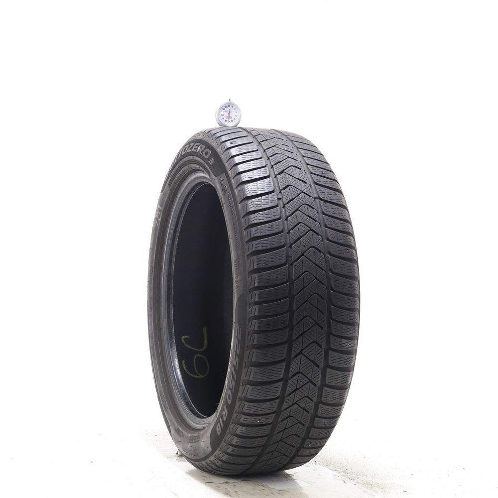 Used 225/50R18 Pirelli Winter Sottozero 3 Run Flat 95H - 7/32 - Image 1