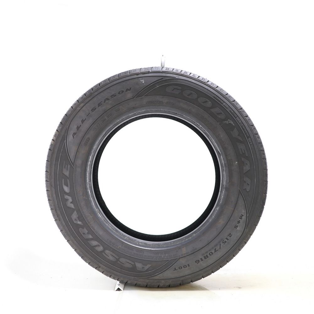 Set of (2) Used 215/70R16 Goodyear Assurance All-Season 100T - 6.5-7.5/32 - Image 6