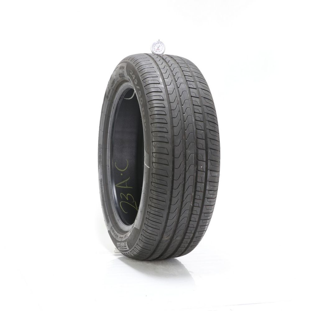Set of (2) Used 245/50R19 Pirelli Cinturato P7 Run Flat 105W - 6.5-8/32 - Image 4