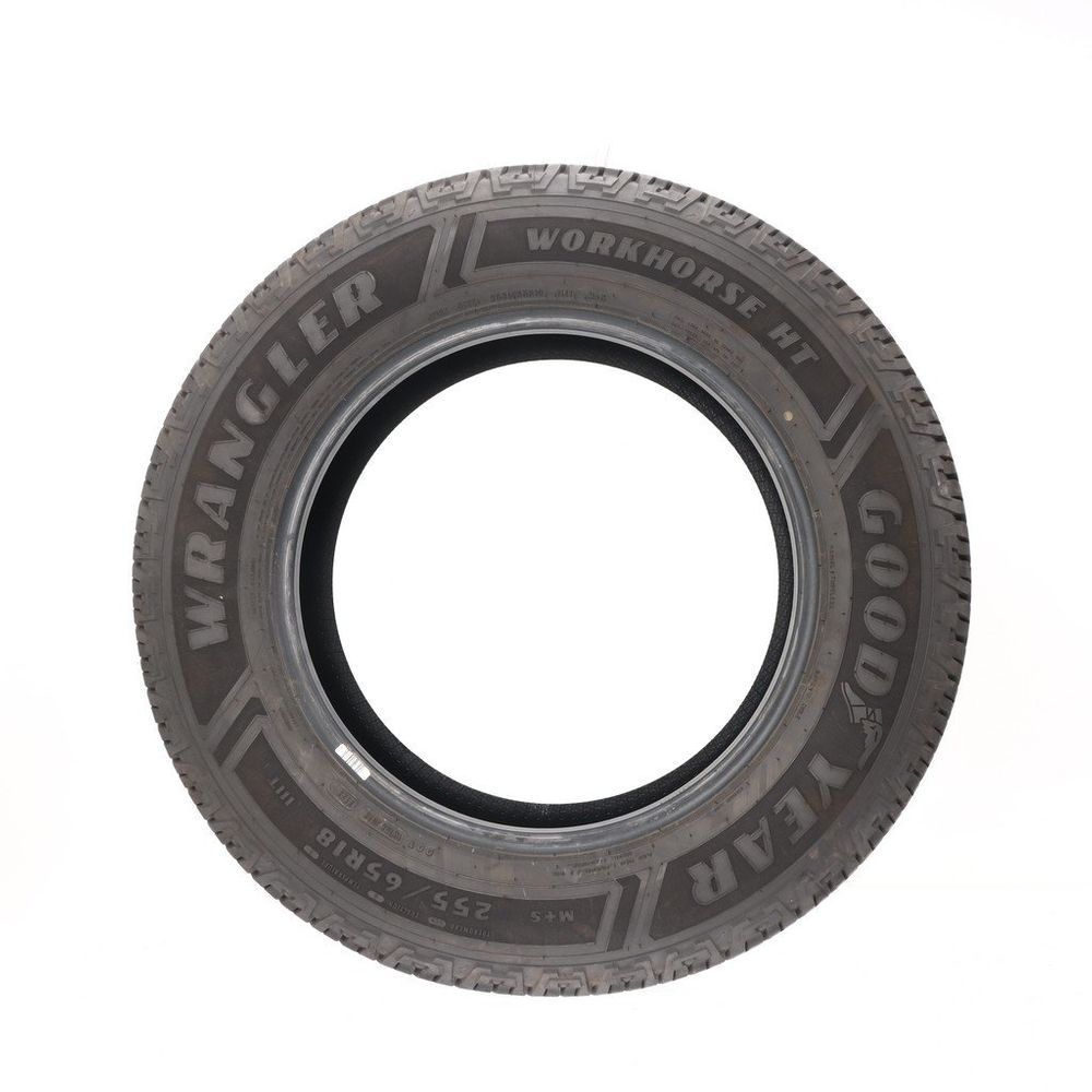 Set of (2) Used 255/65R18 Goodyear Wrangler Workhorse HT 111T - 10.5-11.5/32 - Image 6